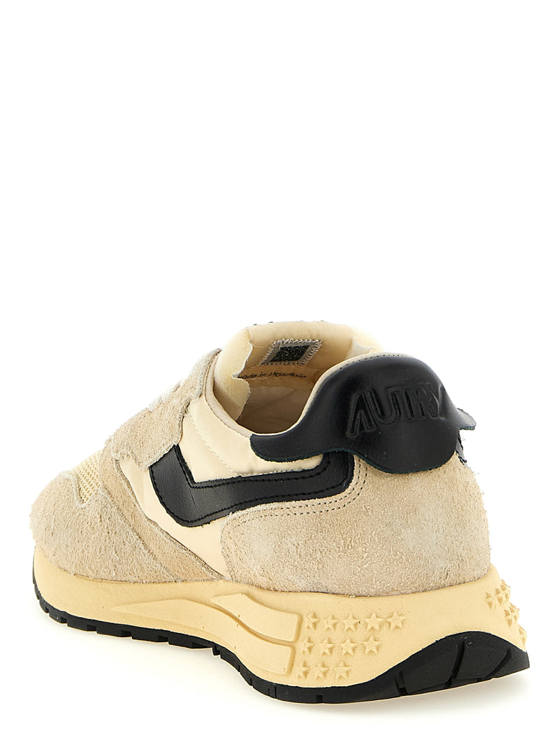 Autry Black Nylon Athletic Sneakers