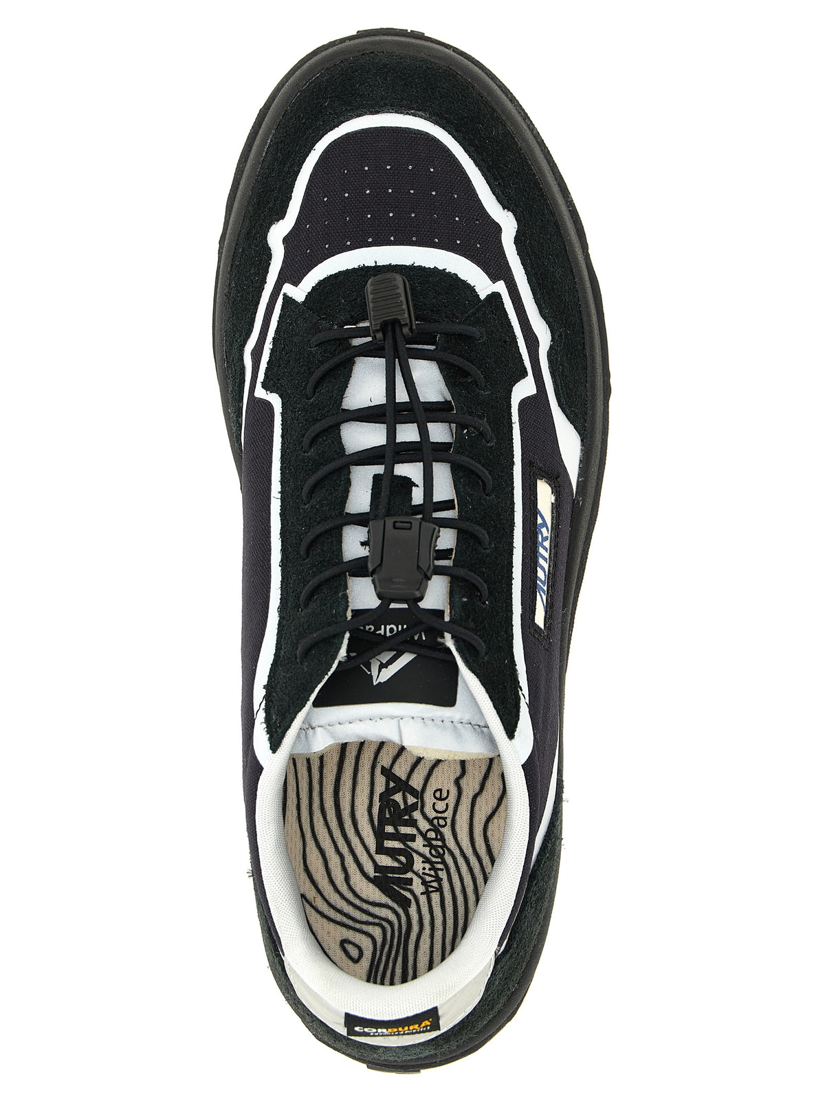 Baskets athlétiques Autry en nylon noir