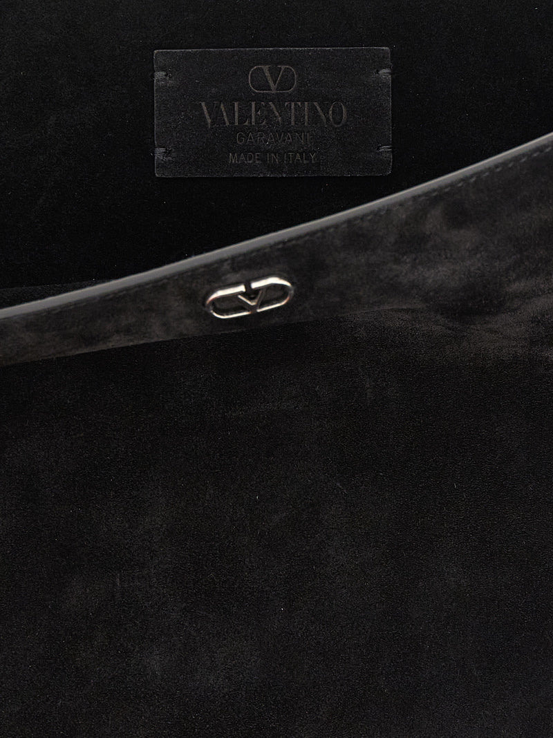Valentino Garavani Black Calfskin Shoulder Bag