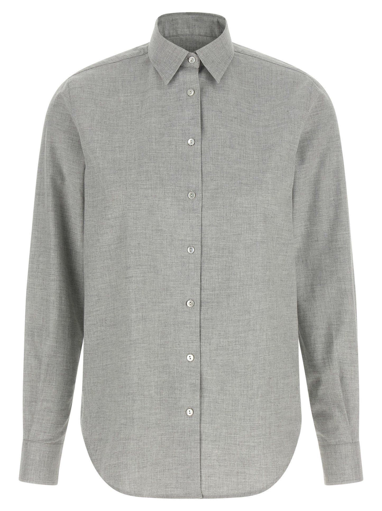 XACUS Gray Cotton Blouse