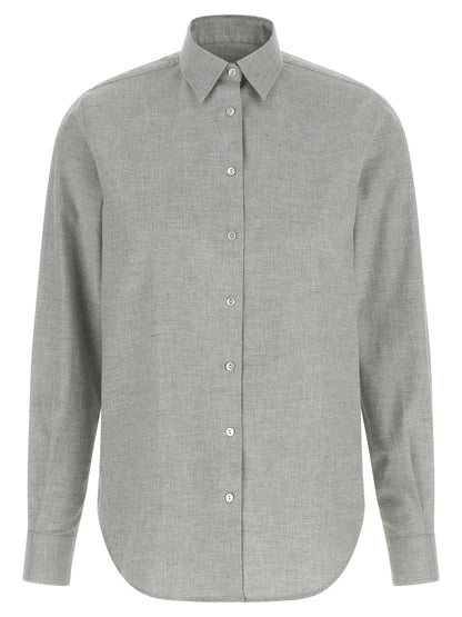 XACUS Gray Cotton Blouse