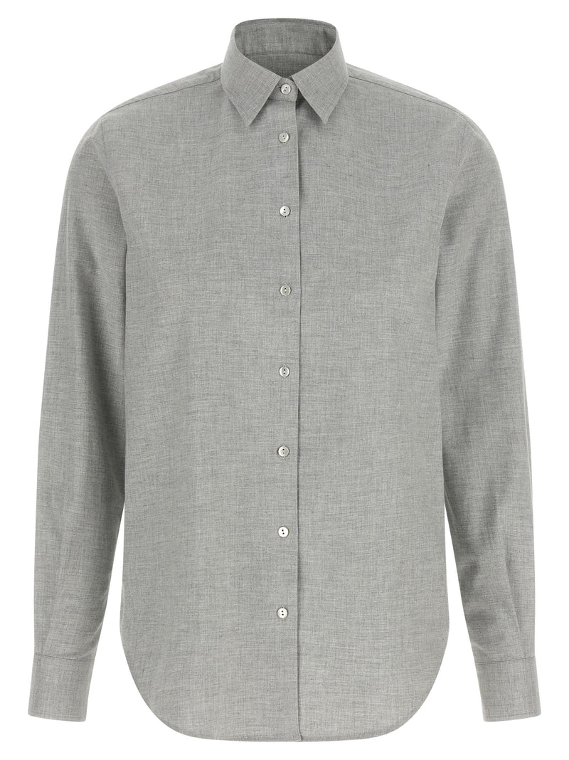 XACUS Gray Cotton Blouse