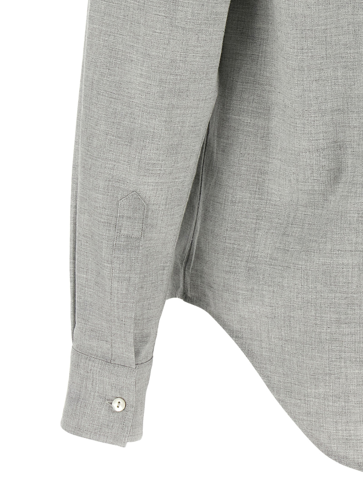 Chemisier en coton gris XACUS