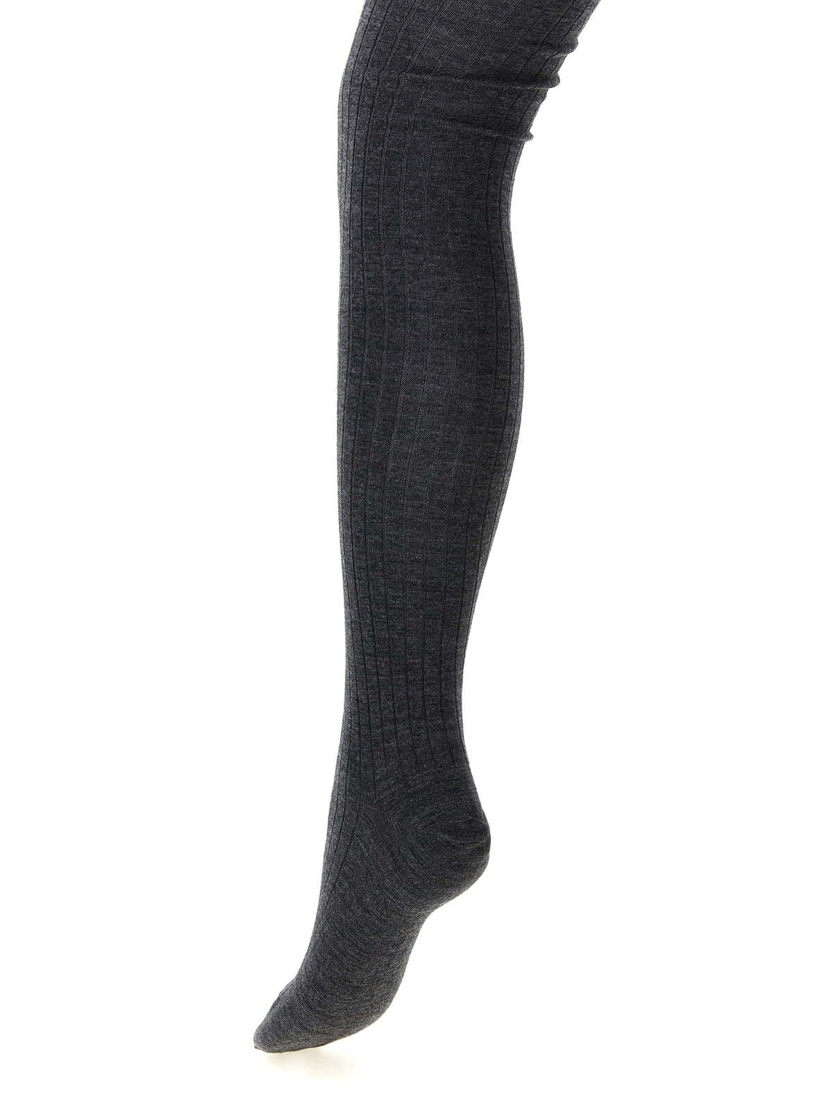 Jil Sander Gray Wool Socks