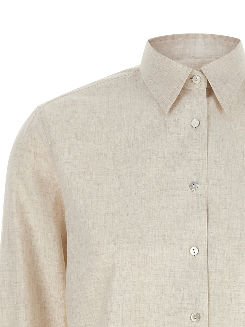 XACUS Beige Cotton Blouse