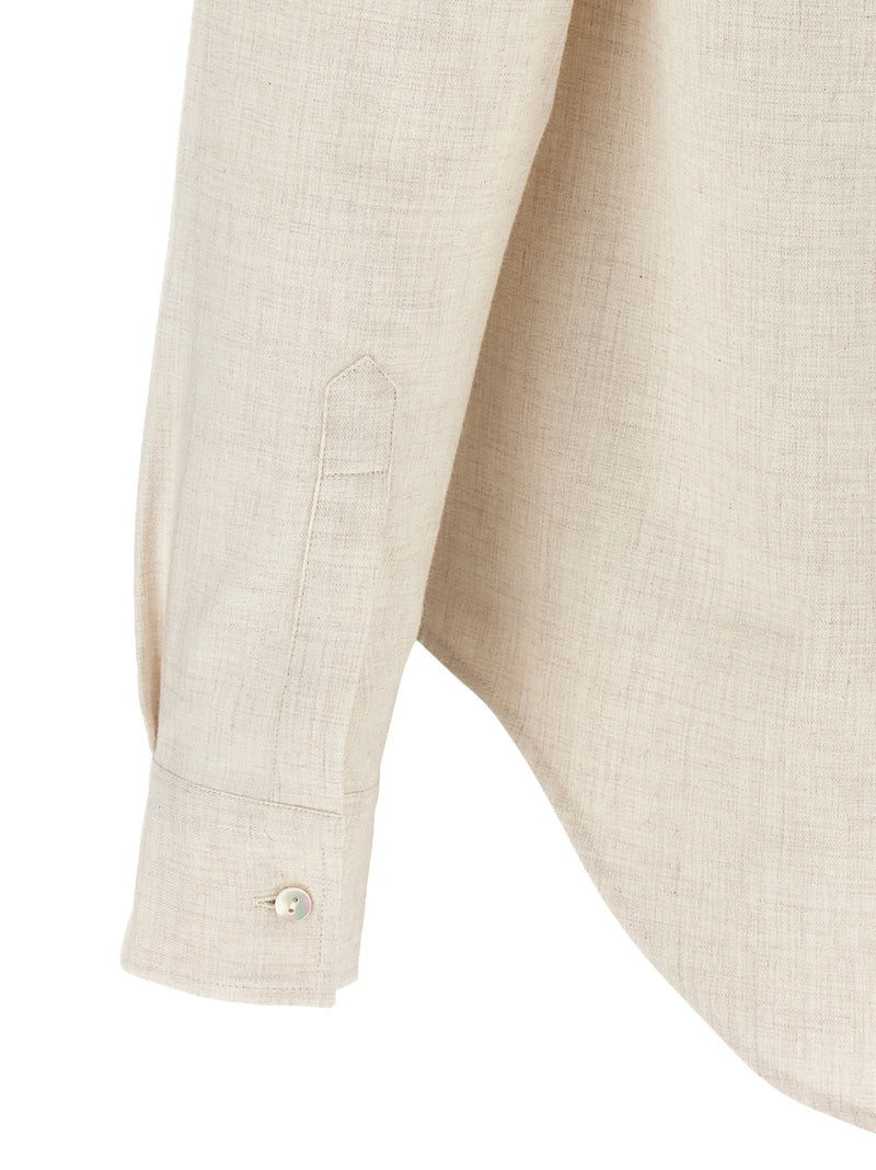 XACUS Beige Cotton Blouse