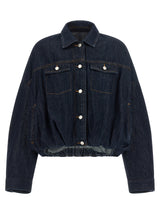 Veste en jean en coton bleu Dries Van Noten