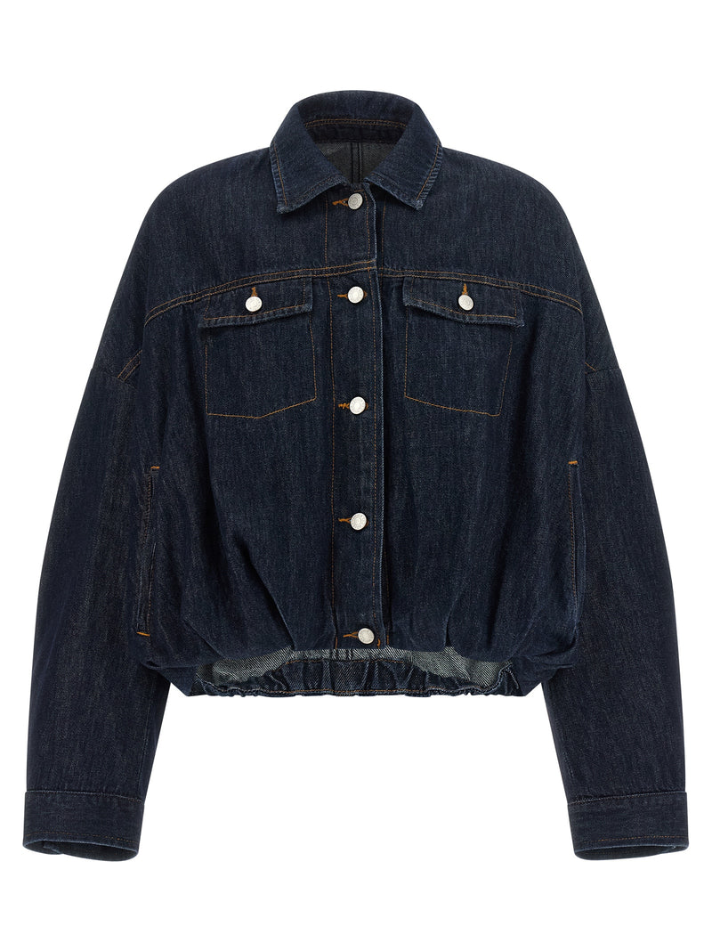 Dries Van Noten Blue Cotton Denim Jacket