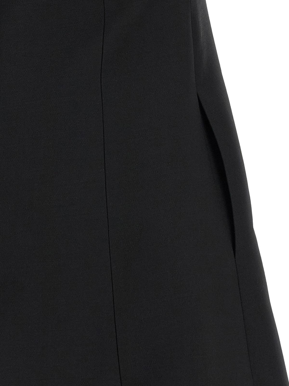 Robe courte noire en laine vierge Valentino Garavani