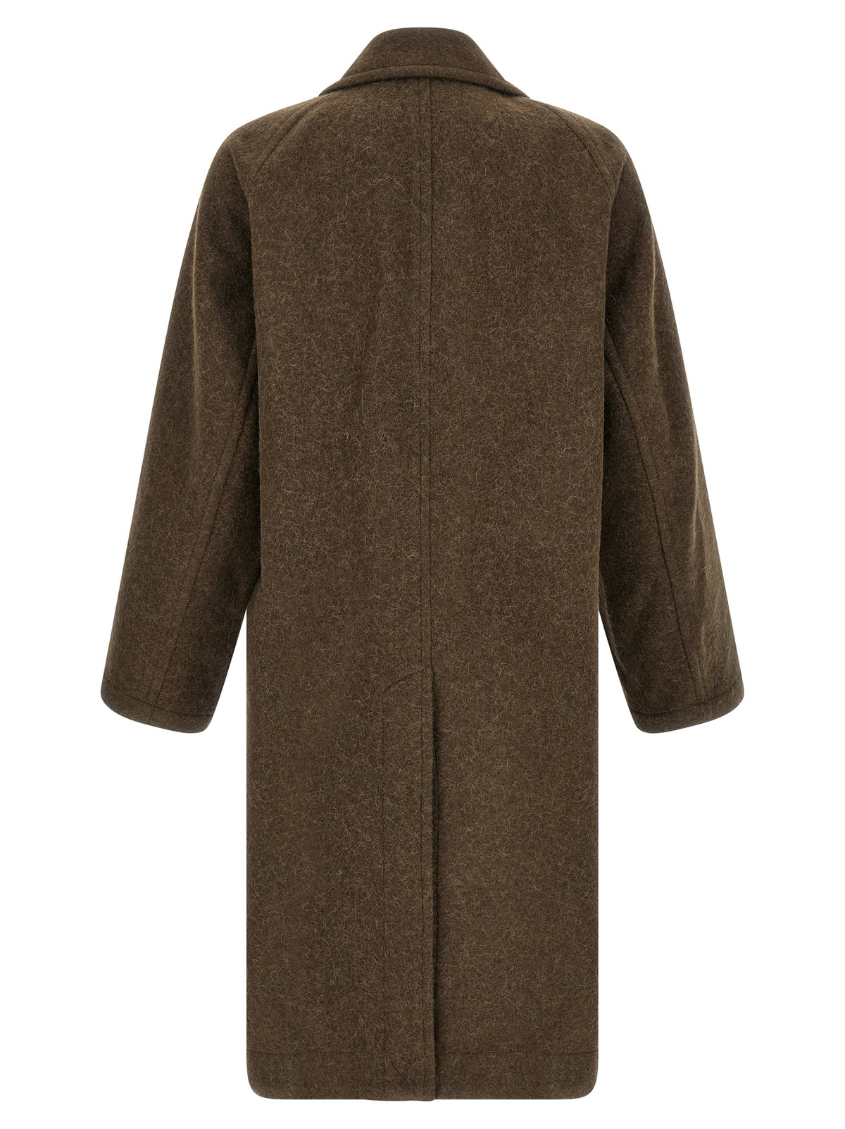 Manteau en laine marron Lemaire