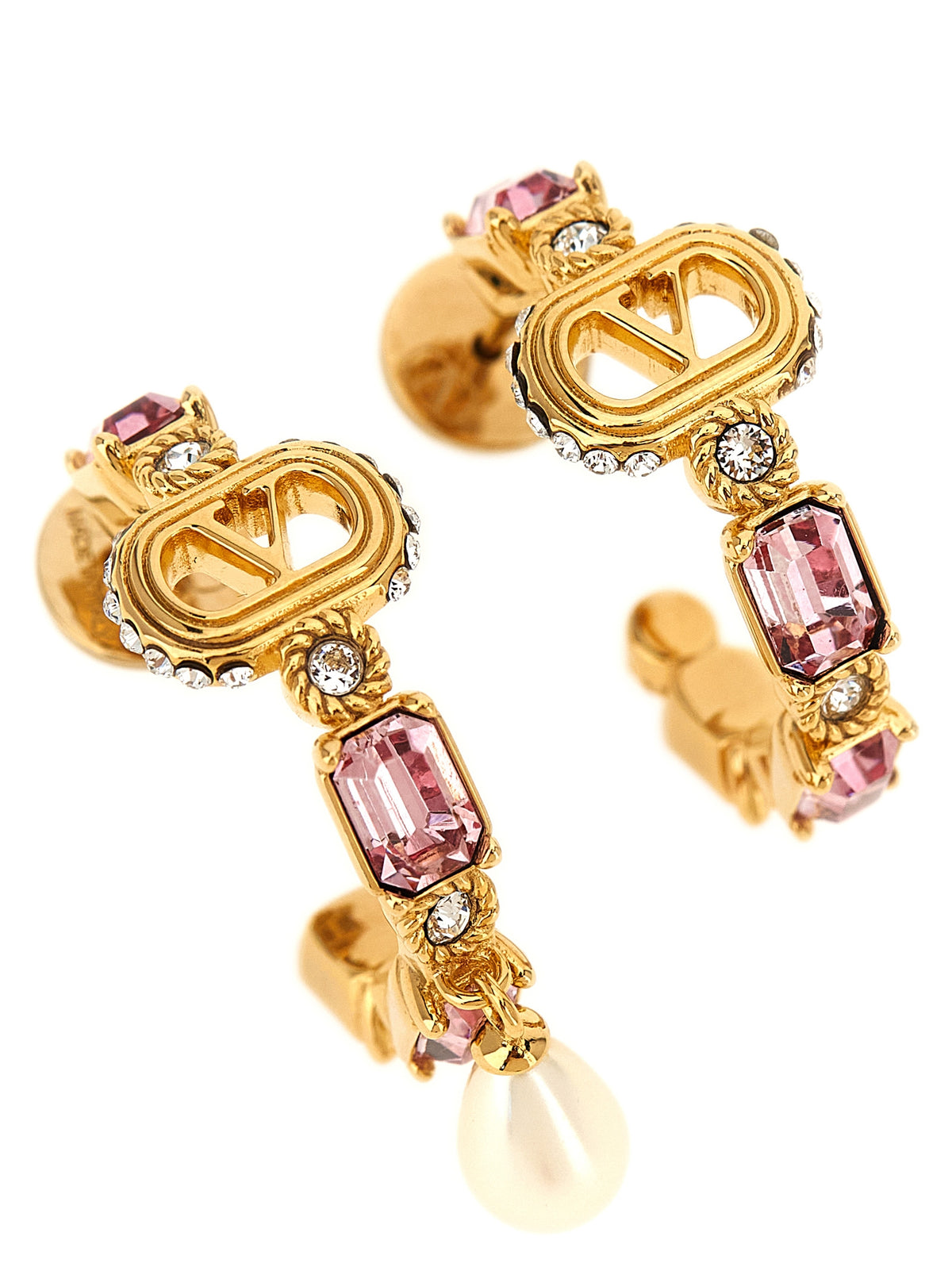 Boucles d'oreilles Valentino Garavani en laiton doré