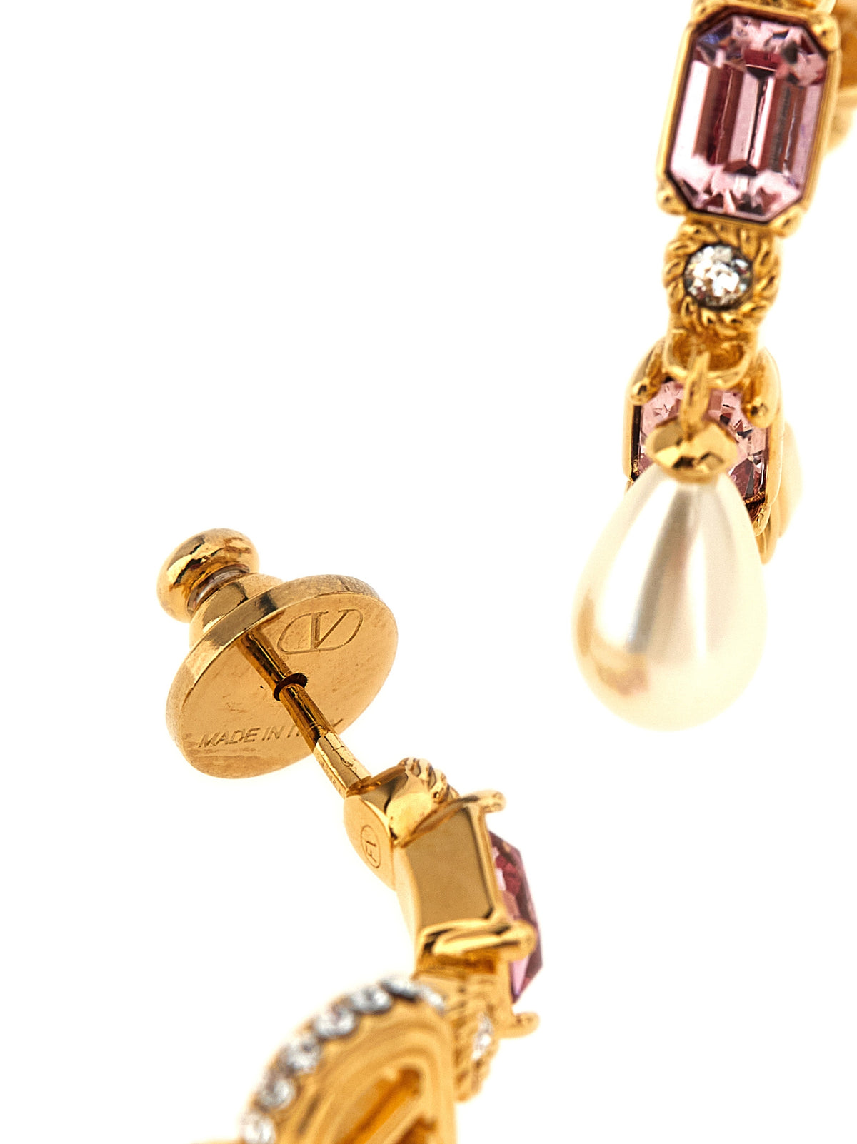 Boucles d'oreilles Valentino Garavani en laiton doré