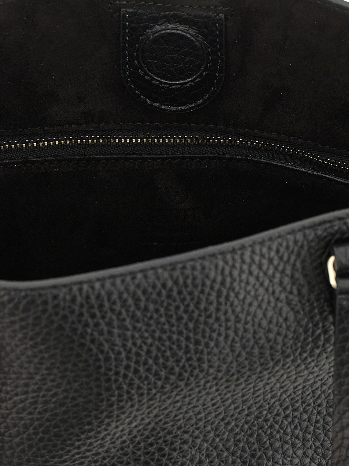Sac à bandoulière Valentino Garavani en veau noir