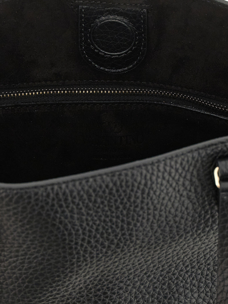 Valentino Garavani Black Calfskin Shoulder Bag