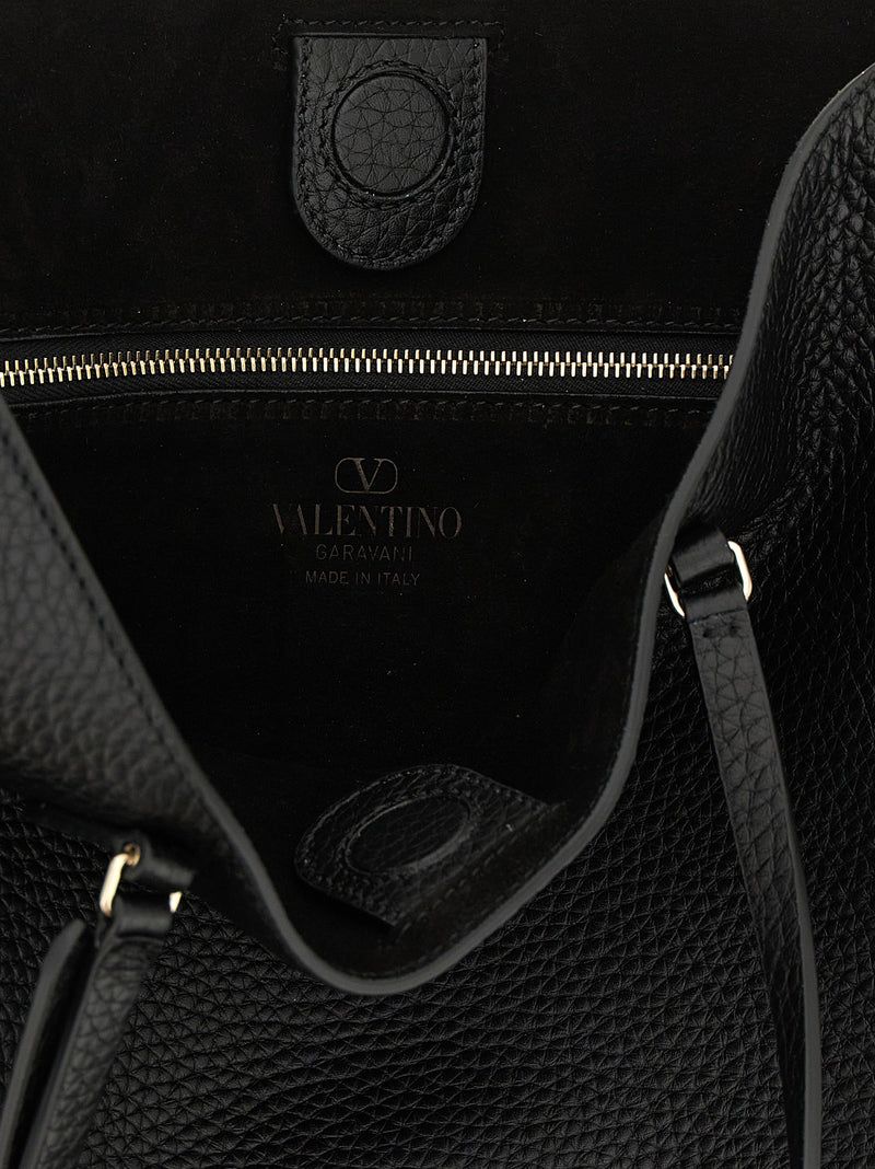Valentino Garavani Black Calfskin Shoulder Bag