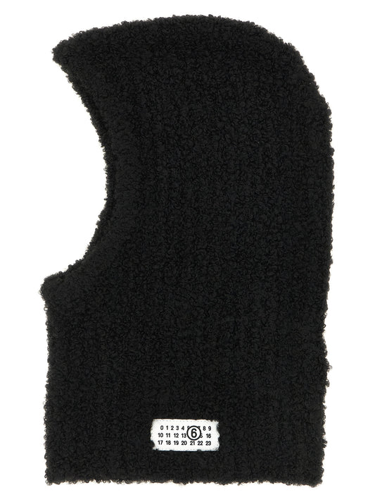 MM6 Maison Margiela Black Marabou Hat