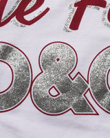 T-shirt Dolce & Gabbana en coton blanc à col rond et imprimé graphique