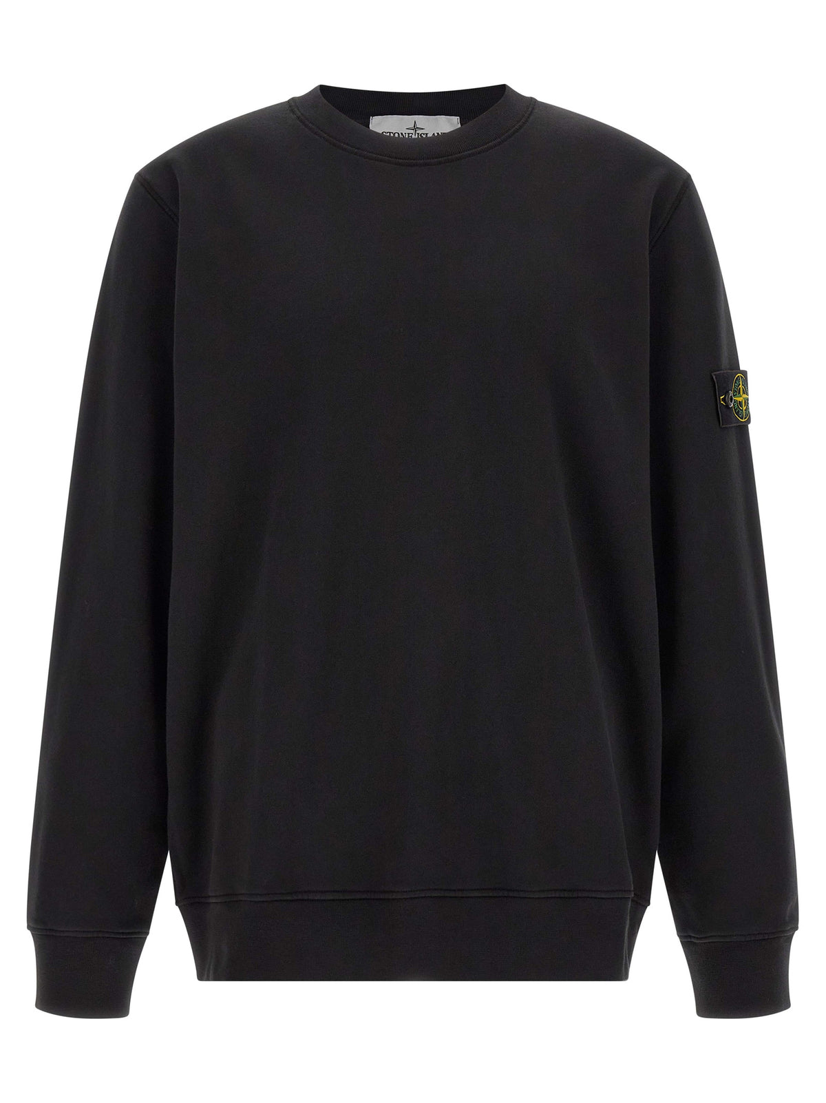 Sweat-shirt Stone Island en coton noir