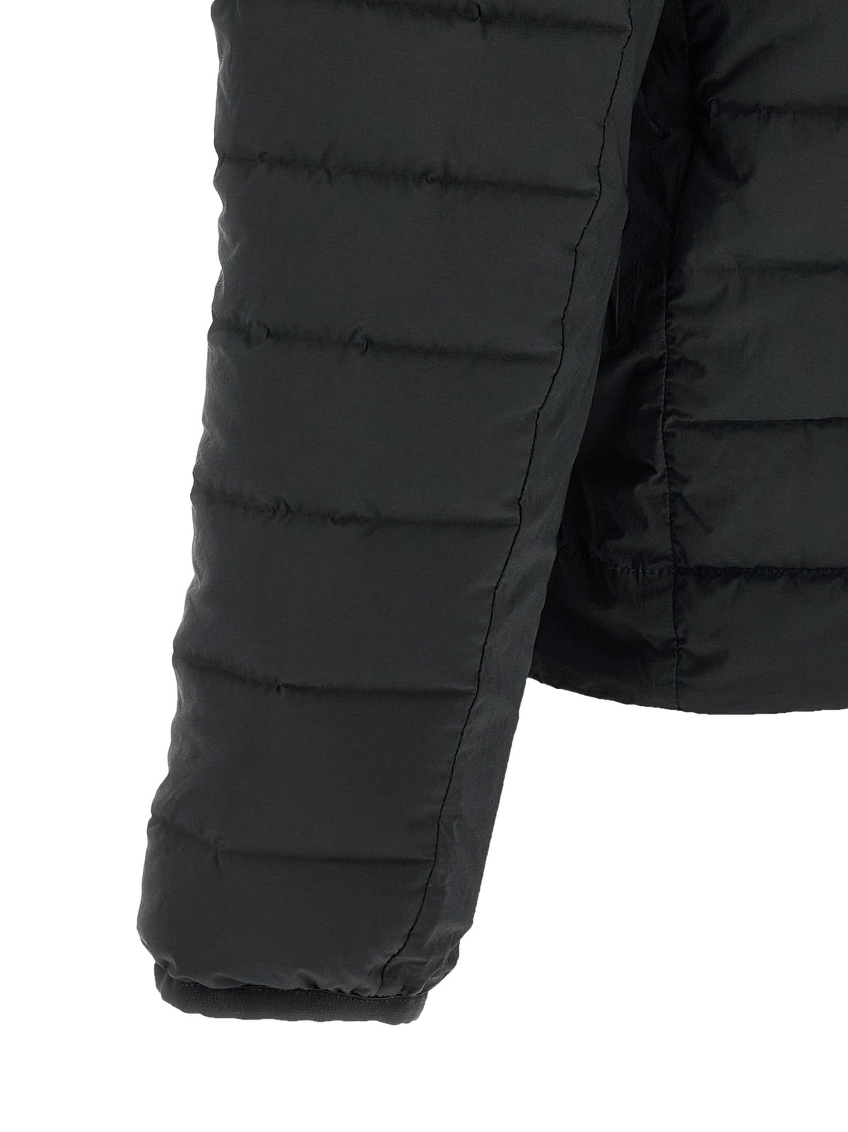 Veste Stone Island en coque de polyamide noir