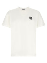 T-shirt Stone Island en coton blanc