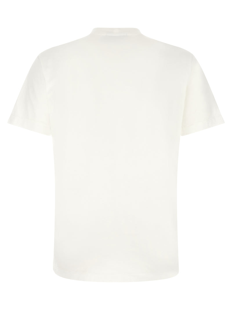 Stone Island White Cotton T-Shirt