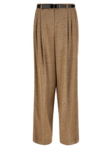 Pantalon décontracté Dolce & Gabbana en viscose beige