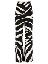 Pantalon décontracté bicolore en viscose Dolce & Gabbana