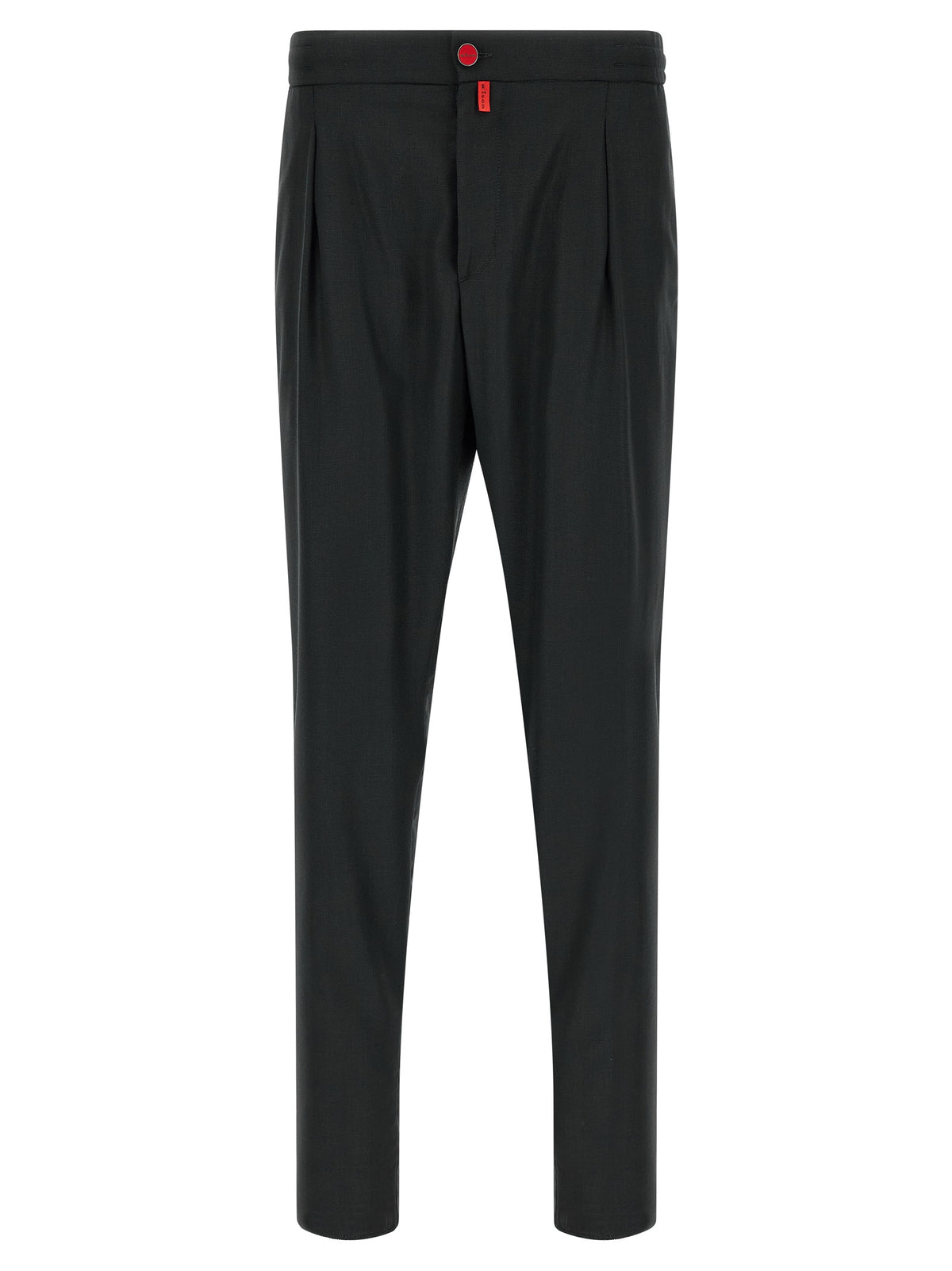 Pantalon décontracté Kiton en laine grise