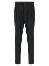 Pantalon décontracté Kiton en laine grise