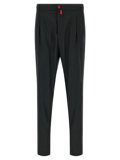 Kiton Gray Wool Casual Pants