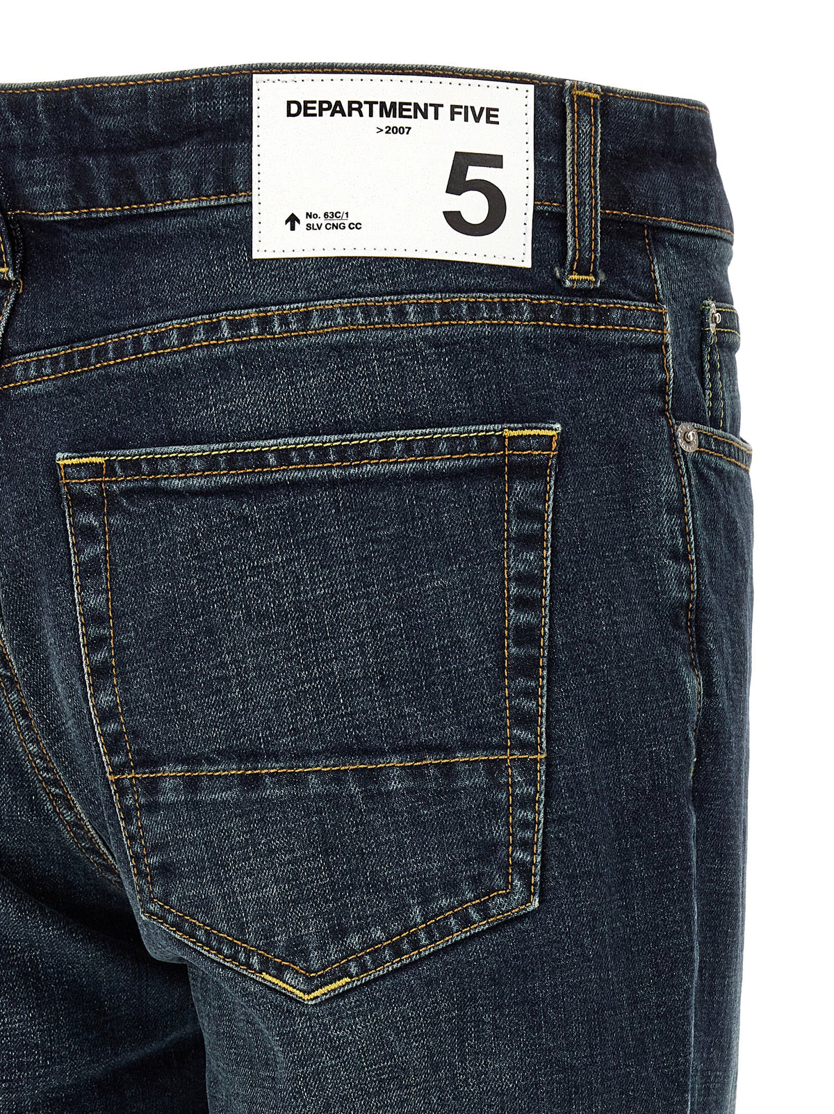 Jean droit en coton bleu Department 5