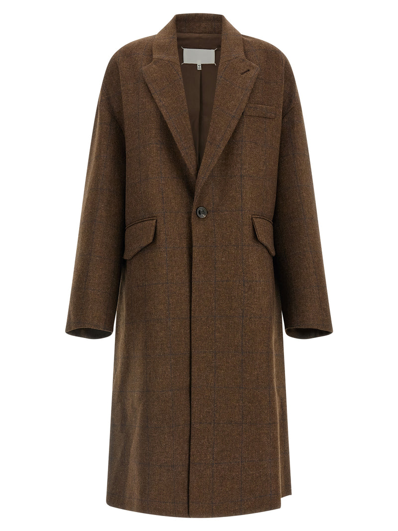 Maison Margiela Brown Wool Coat