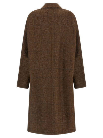 Maison Margiela Brown Wool Coat