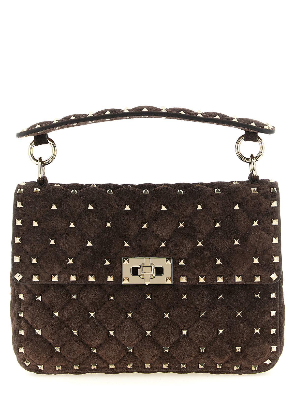 Sac bandoulière Valentino Garavani en veau marron