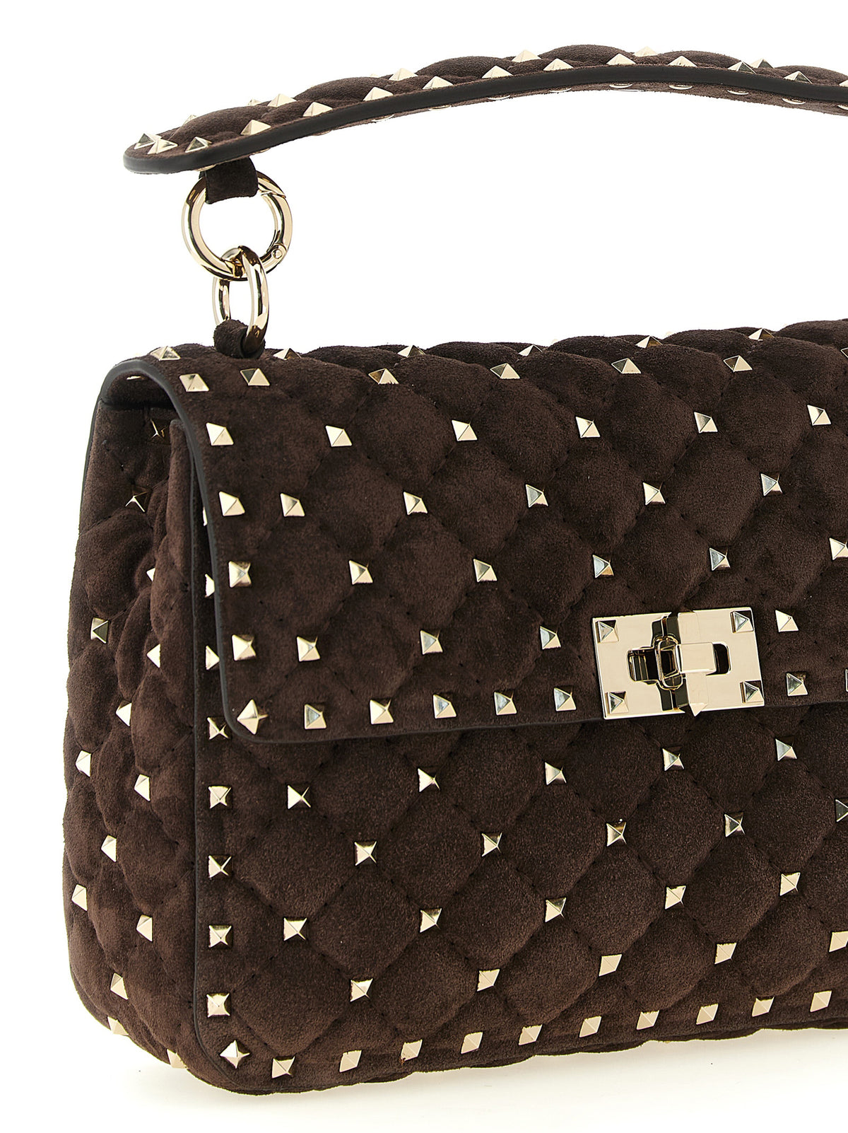 Sac bandoulière Valentino Garavani en veau marron
