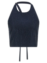 Débardeurs en polyester bleus PINKO