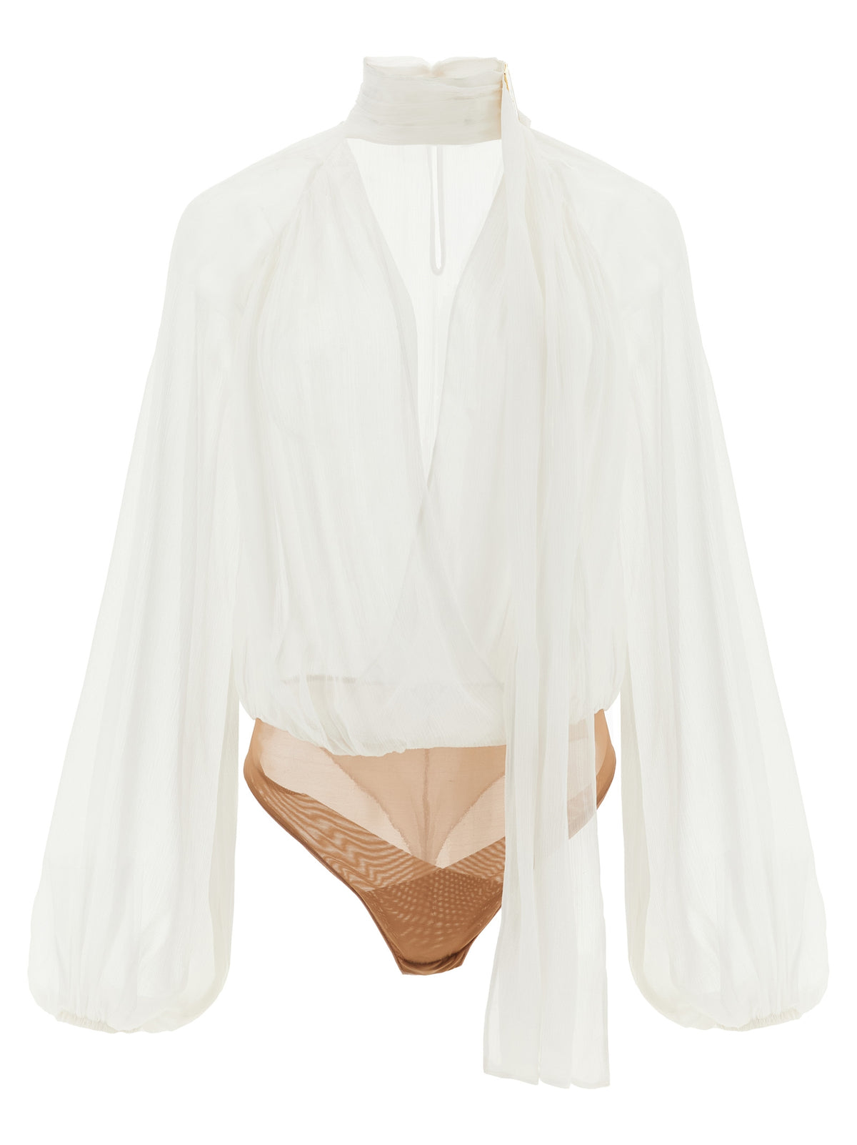 Body Elisabetta Franchi en viscose blanc