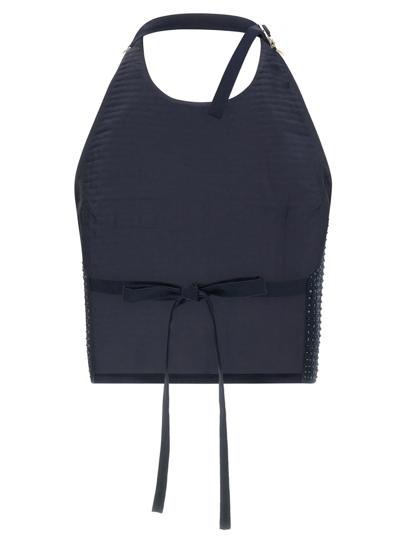 PINKO Blue Polyester Tank Tops