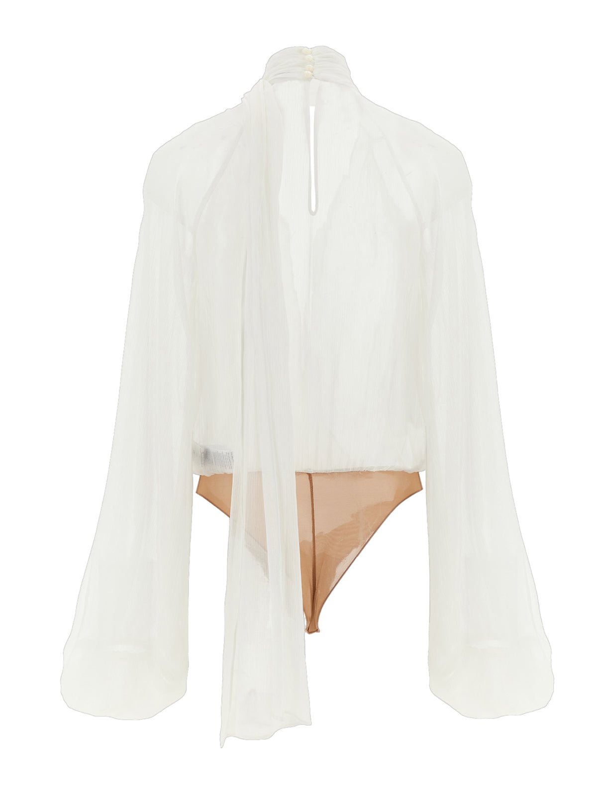 Body Elisabetta Franchi en viscose blanc
