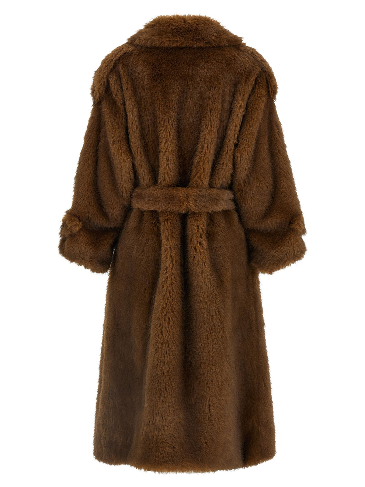 Manteau en polyester marron B&B COUTURE