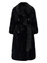 B&B COUTURE Manteau Noir en Polyester