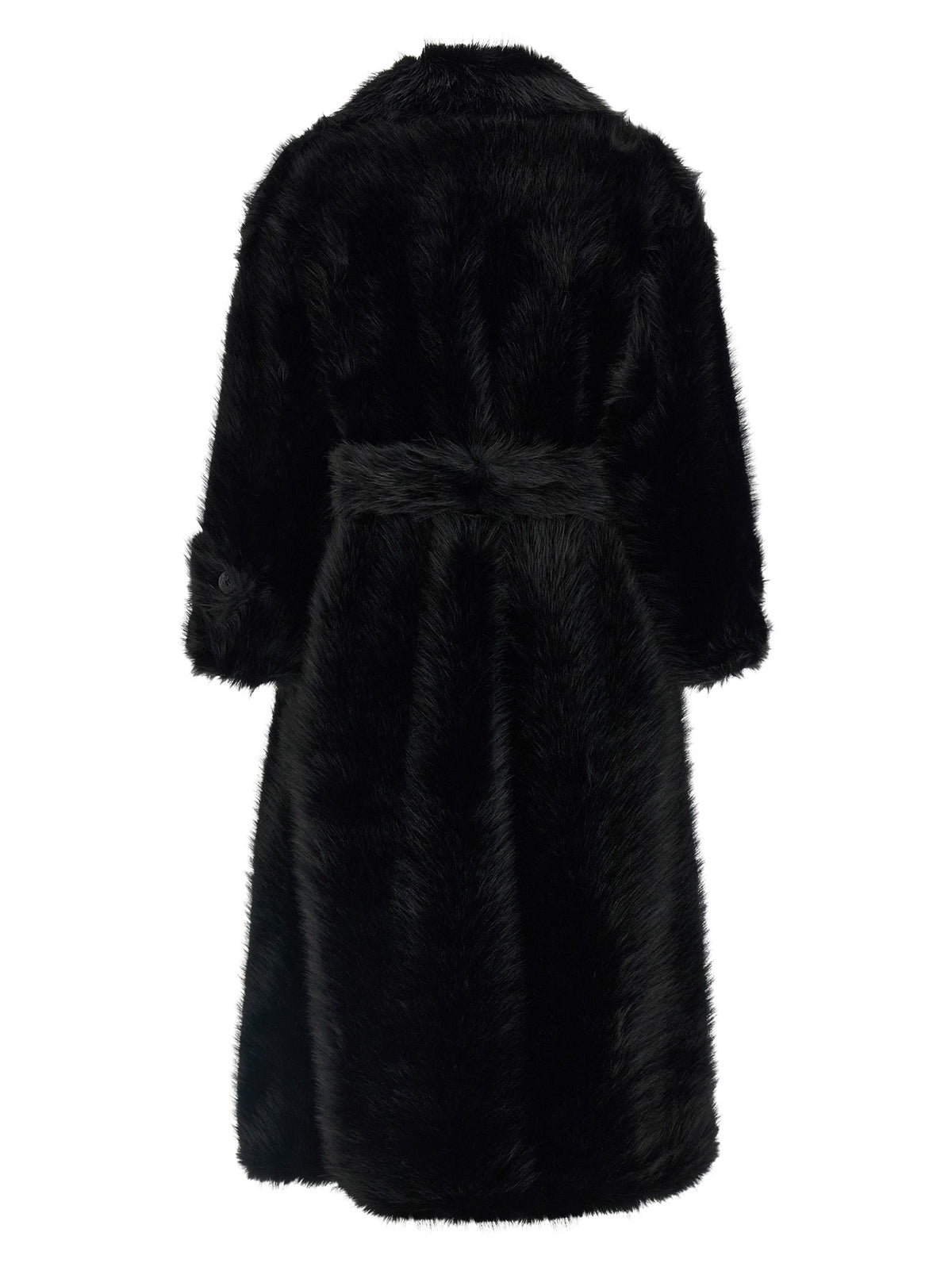B&B COUTURE Manteau Noir en Polyester