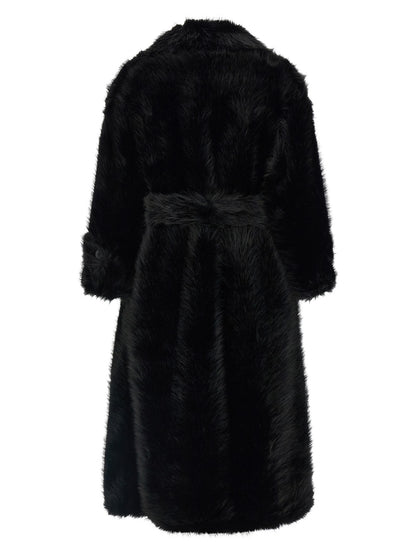 B&B COUTURE Black Polyester Coat