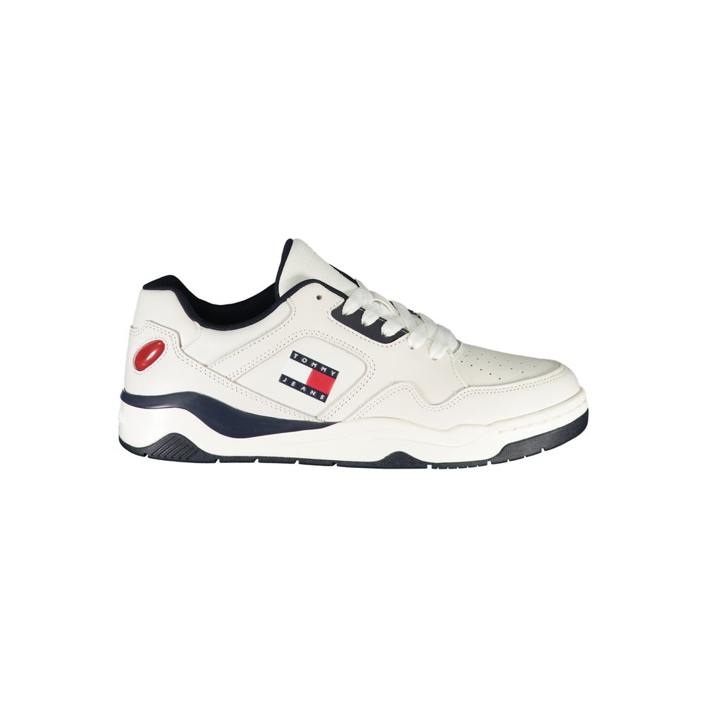 Baskets en cuir blanches pour homme Tommy Hilfiger