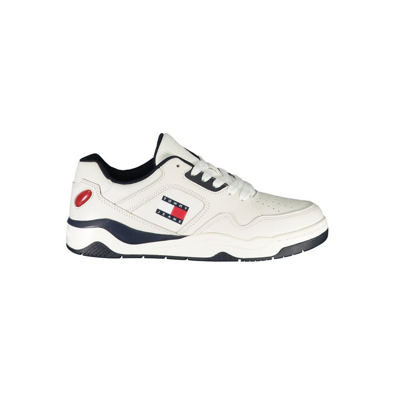 Tommy Hilfiger Bianco Leather Men's Sneaker