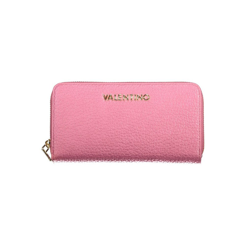 Mario Valentino Pink Polyurethane Women's Wallet