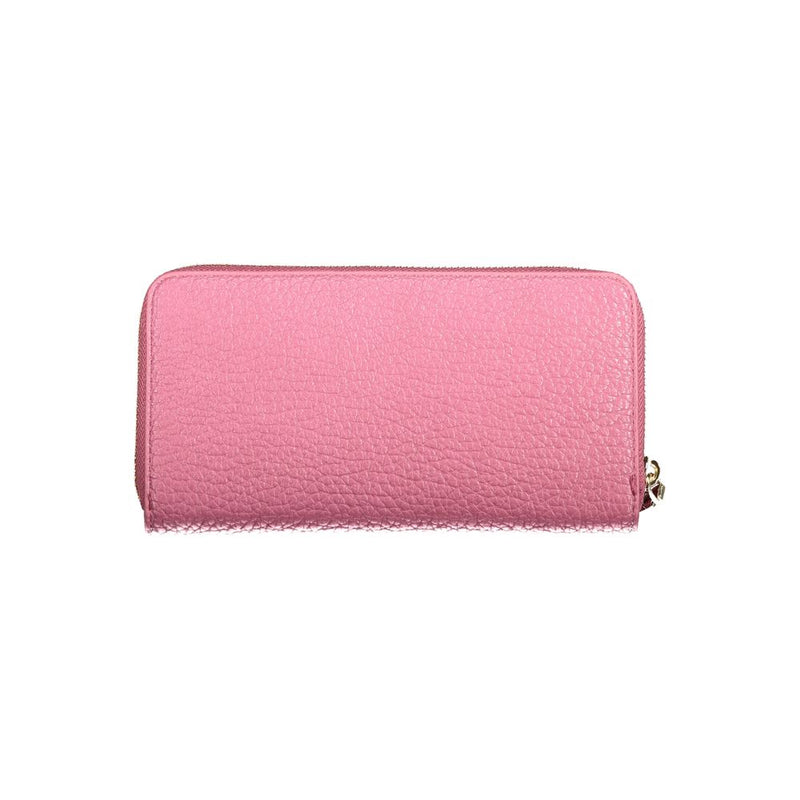 Mario Valentino Pink Polyurethane Women's Wallet