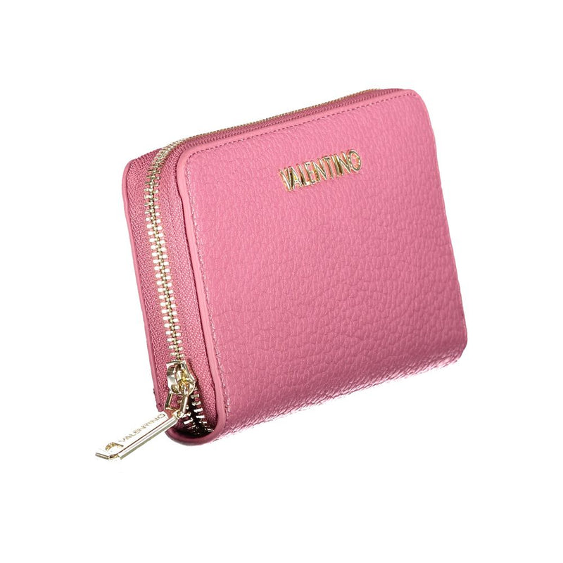 Mario Valentino Pink Polyurethane Women's Wallet