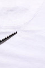 T-shirt Dolce & Gabbana en coton blanc à col rond et manches courtes