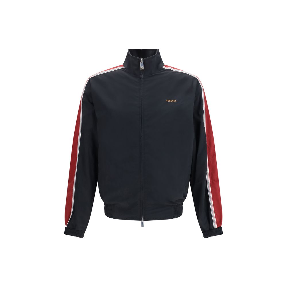 Bomber en polyamide noir Versace